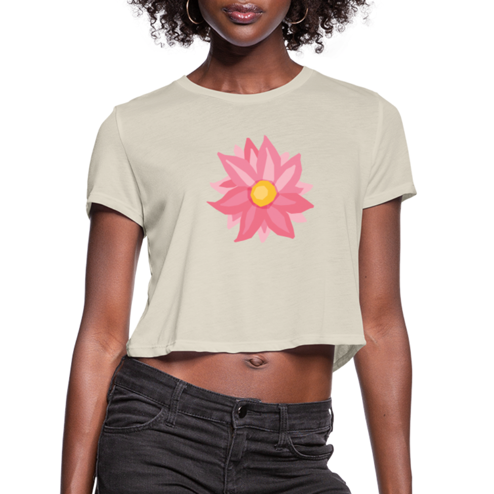 Women's Cropped T-Shirt - dust