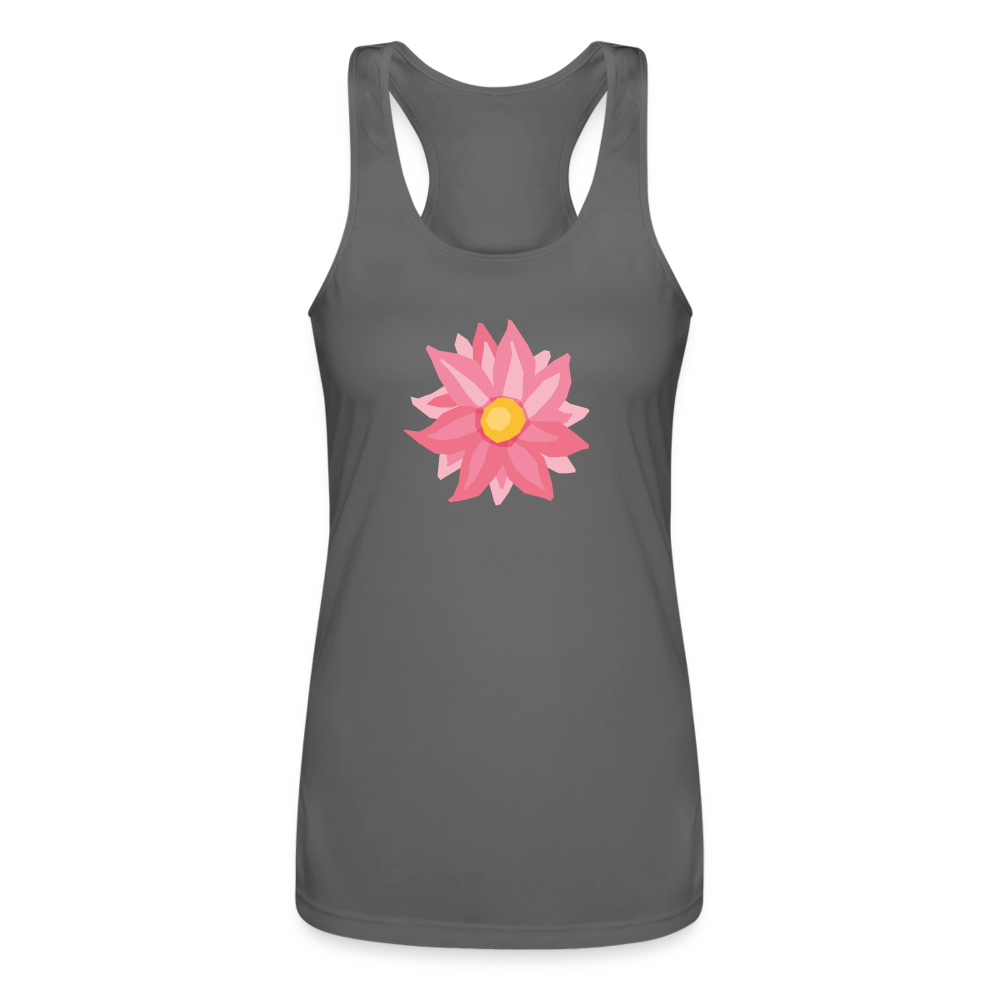 Women’s Performance Racerback Tank Top - charcoal