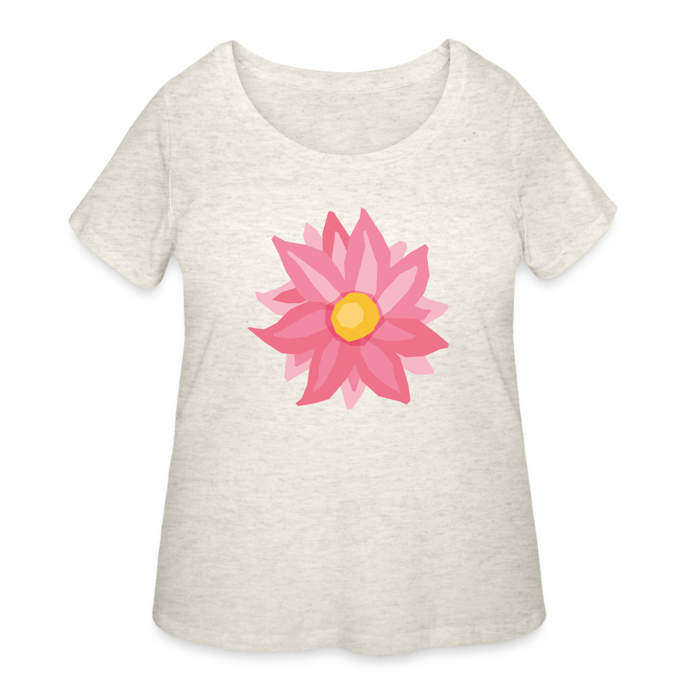 Women’s Curvy T-Shirt - heather oatmeal