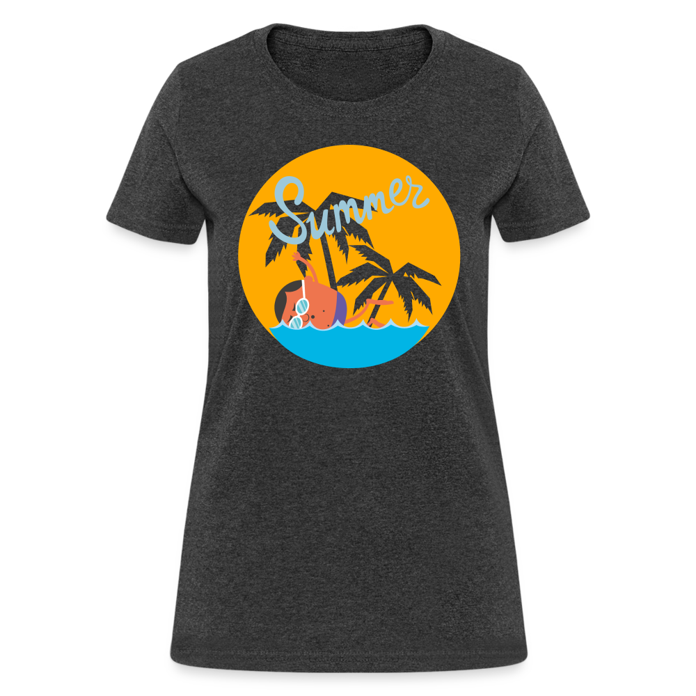 Women's T-Shirt - heather black