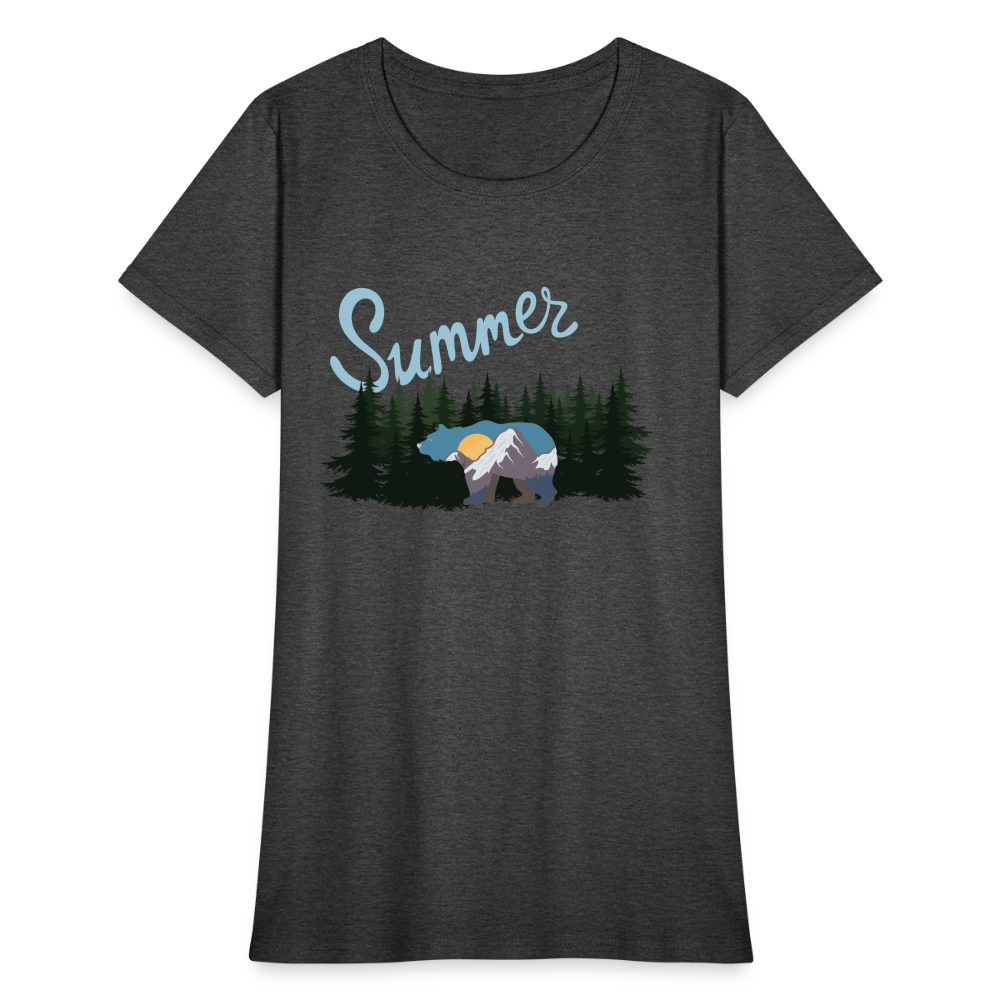 Women's T-Shirt - heather black