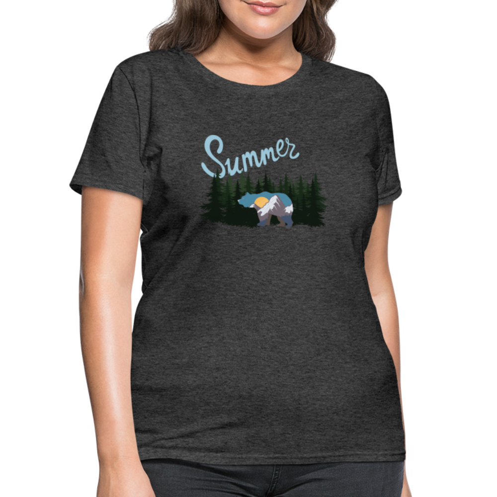 Women's T-Shirt - heather black