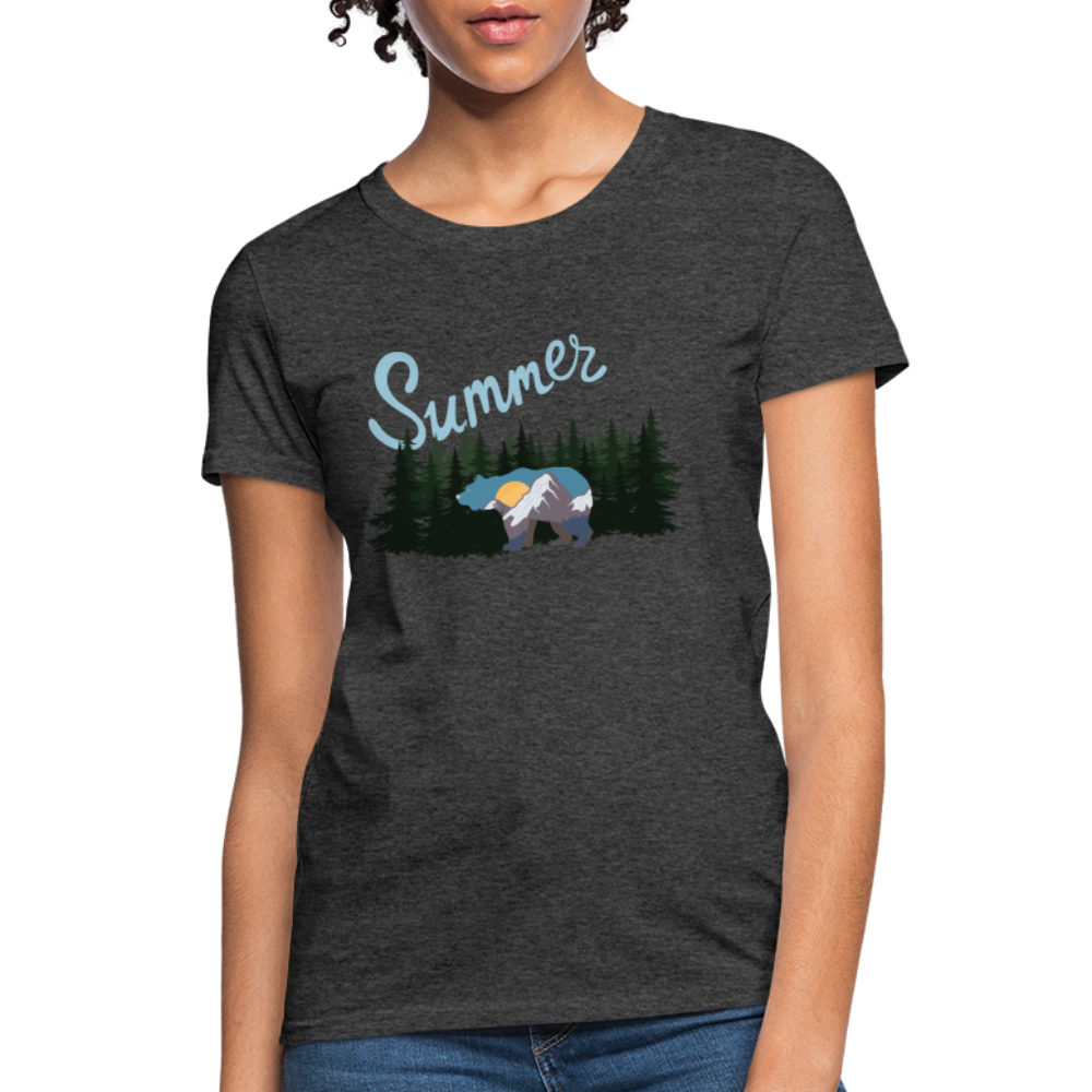 Women's T-Shirt - heather black