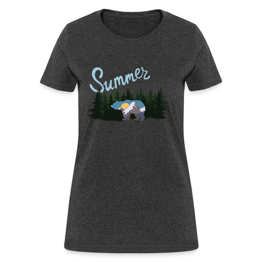 Women's T-Shirt - heather black