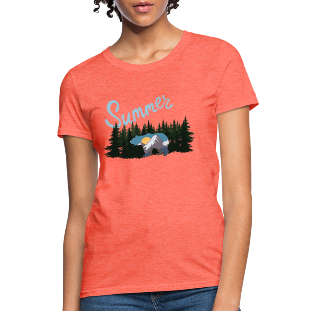 Women's T-Shirt - heather coral