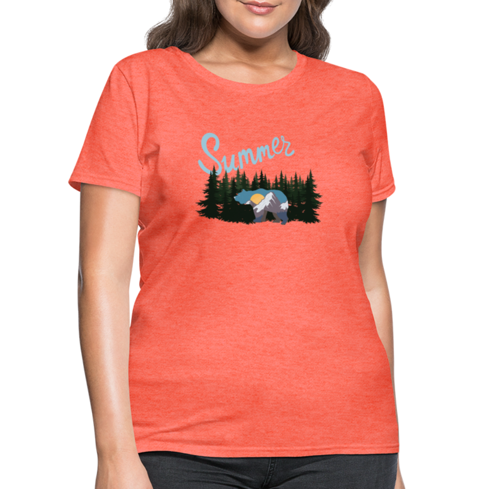 Women's T-Shirt - heather coral