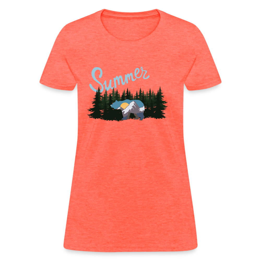 Women's T-Shirt - heather coral