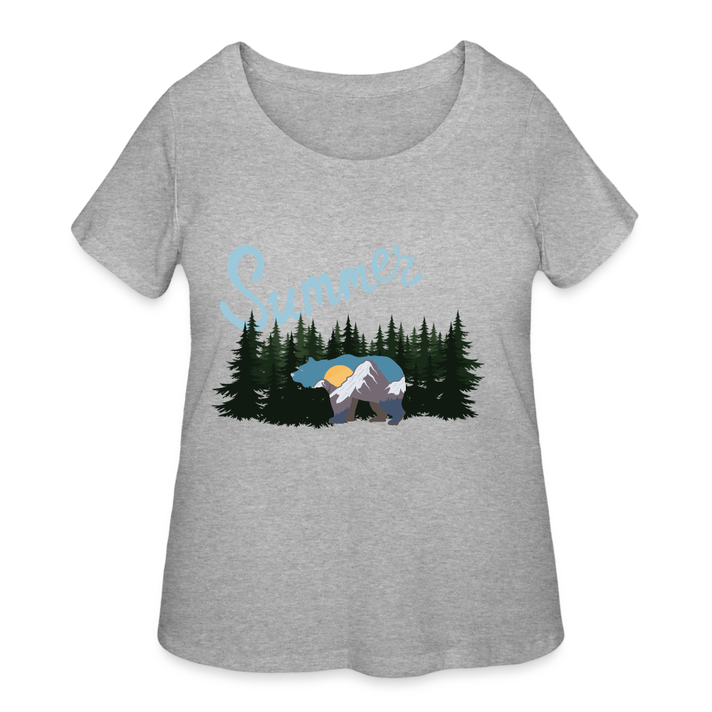 Women’s Curvy T-Shirt - heather gray