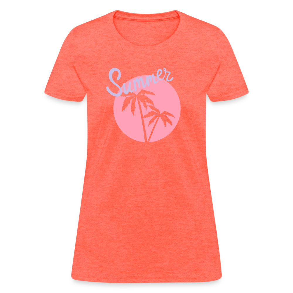 Women's T-Shirt - heather coral