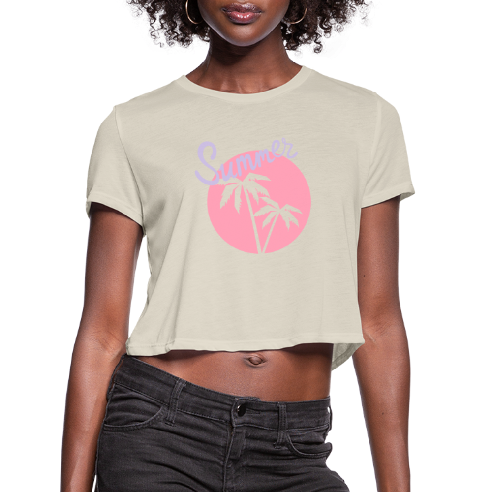 Women's Cropped T-Shirt - dust