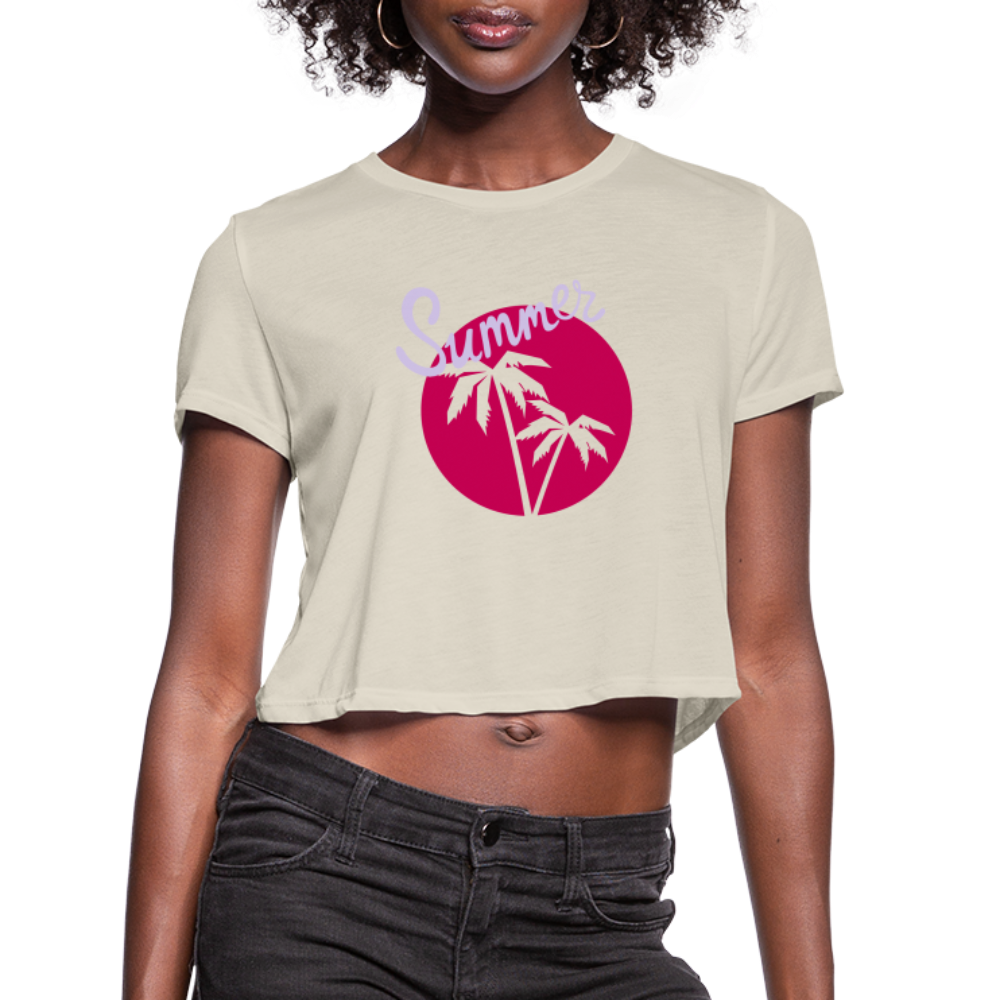 Women's Cropped T-Shirt - dust