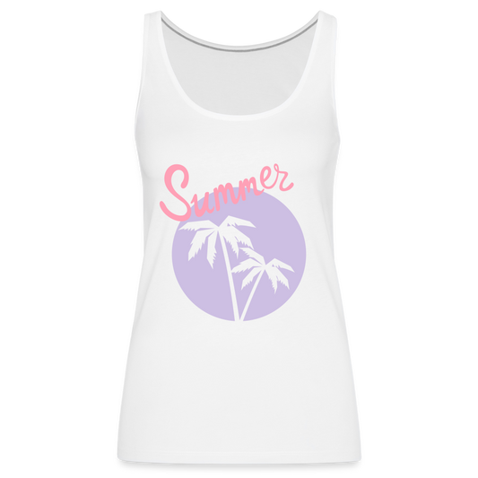 Women’s Premium Tank Top - white