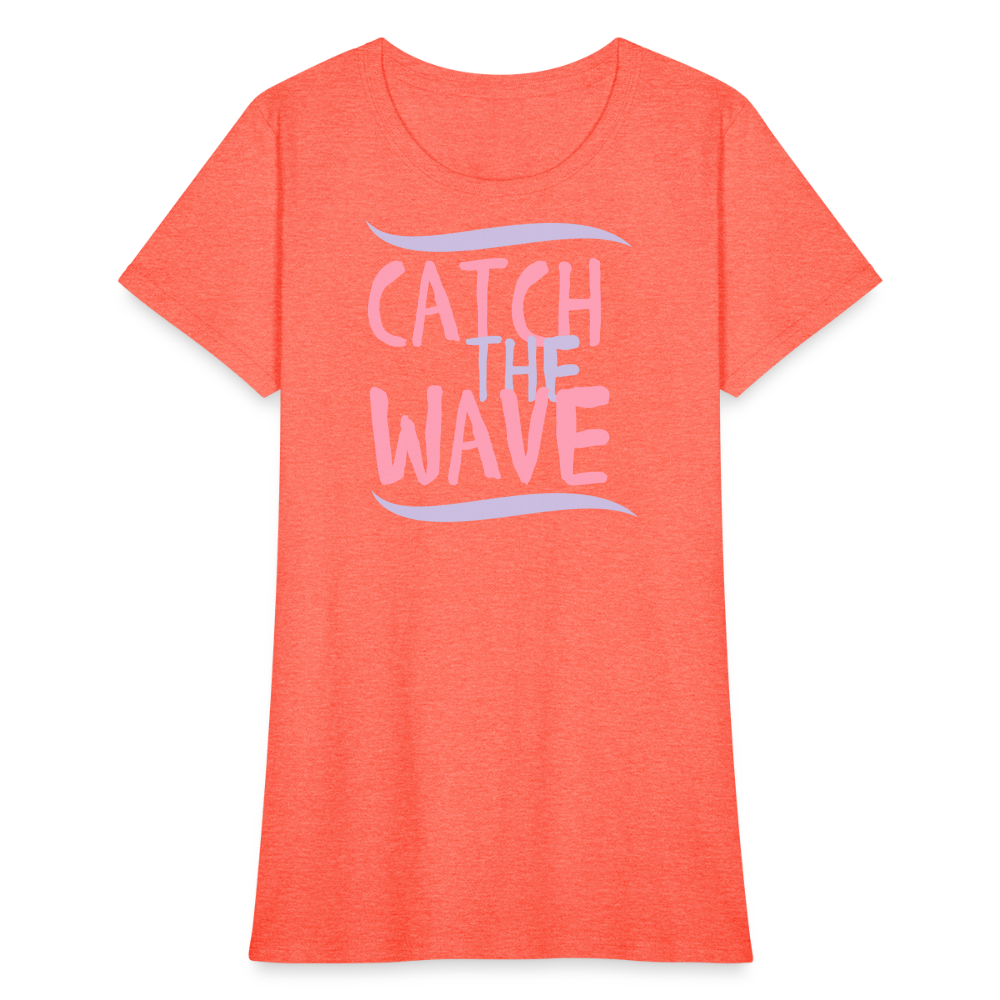 Women's T-Shirt - heather coral