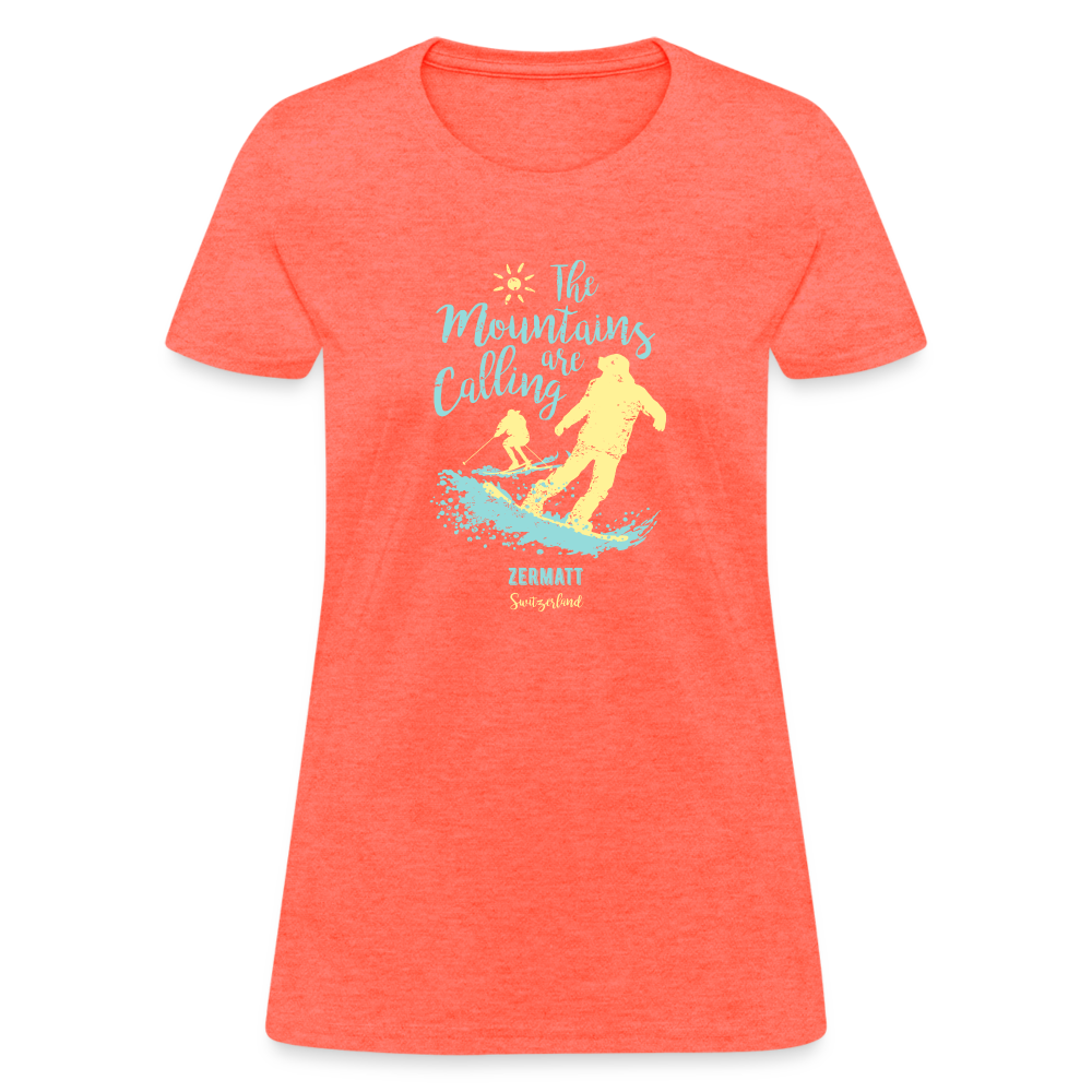 Women's T-Shirt - heather coral