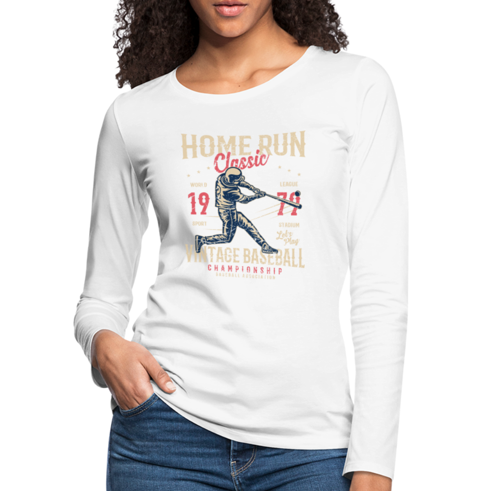 Women's Premium Long Sleeve T-Shirt - white