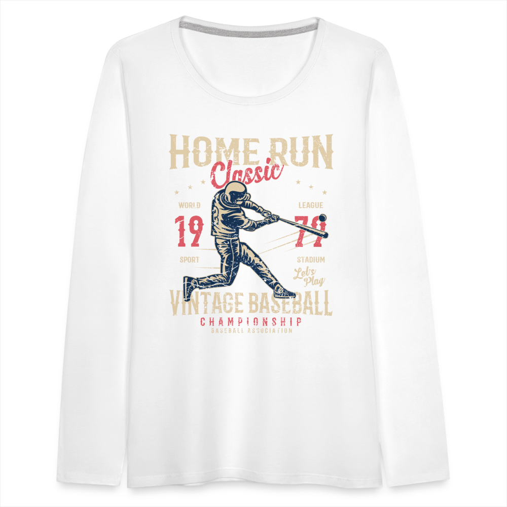 Women's Premium Long Sleeve T-Shirt - white