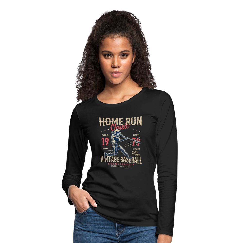 Women's Premium Long Sleeve T-Shirt - black