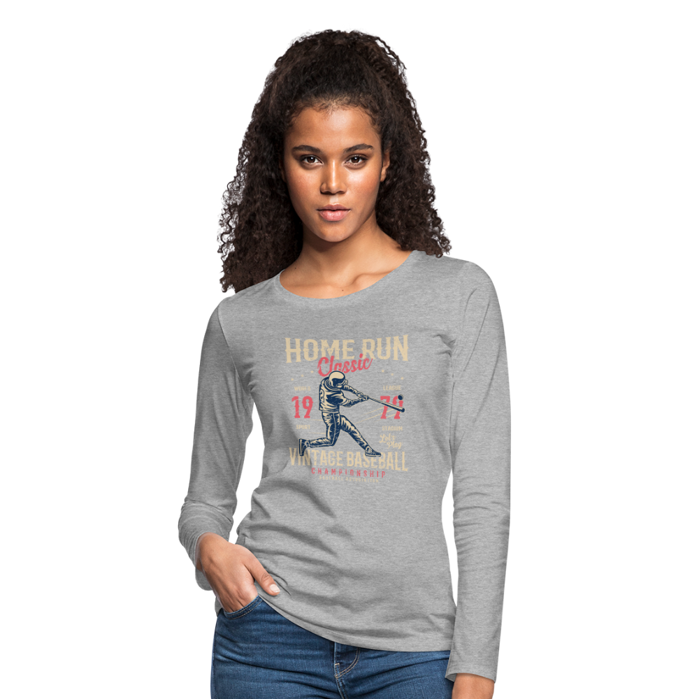 Women's Premium Long Sleeve T-Shirt - heather gray