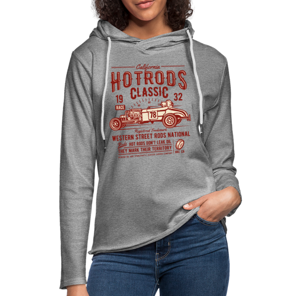 Unisex Lightweight Terry Hoodie - heather gray