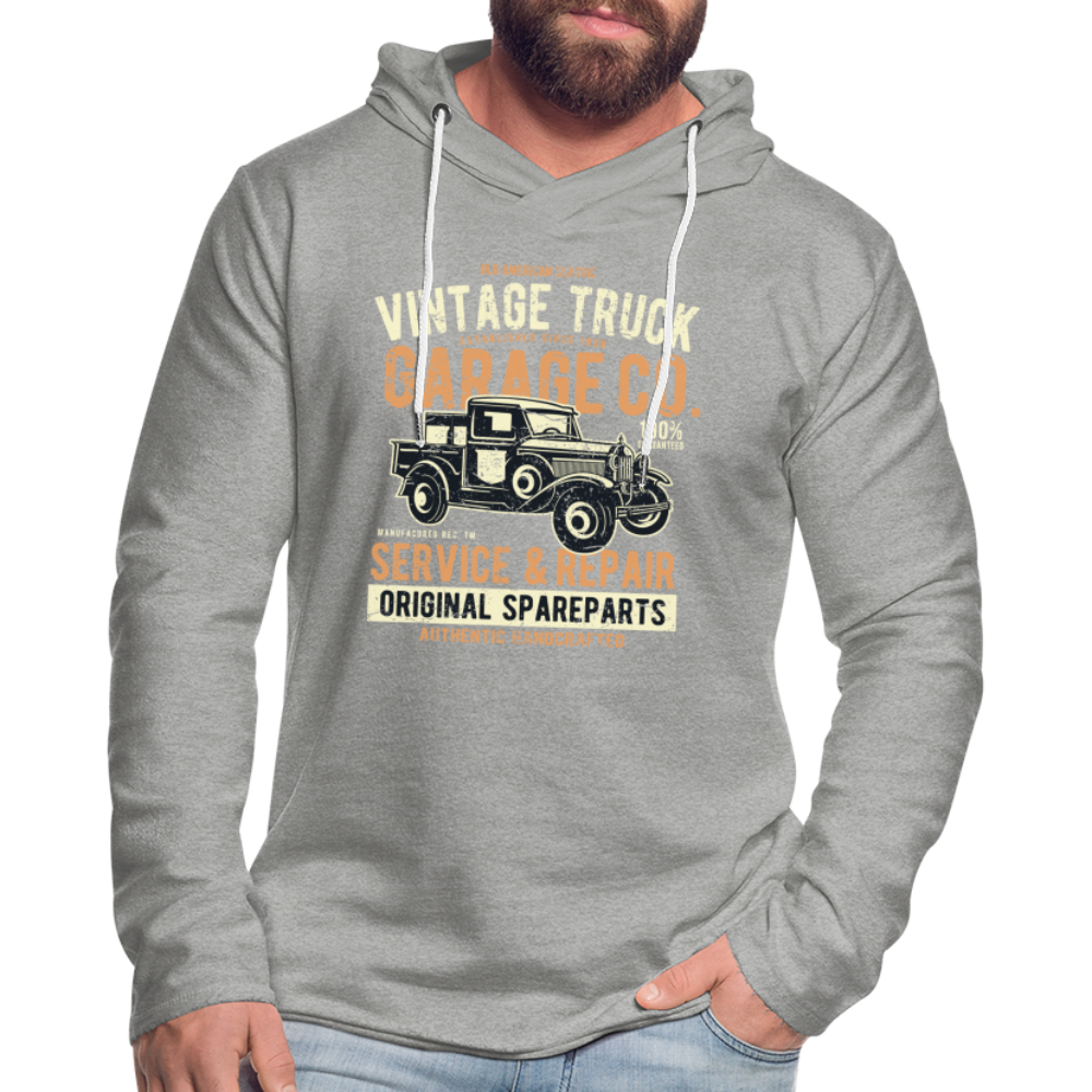 Unisex Lightweight Terry Hoodie - heather gray