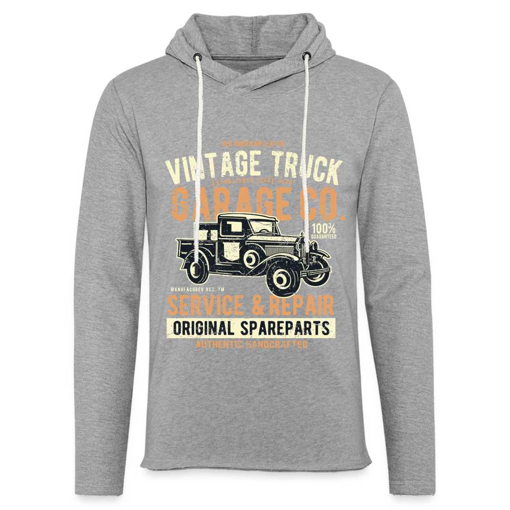 Unisex Lightweight Terry Hoodie - heather gray