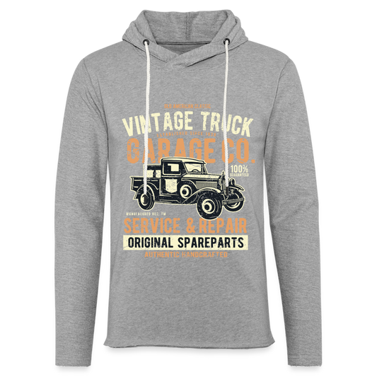 Unisex Lightweight Terry Hoodie - heather gray