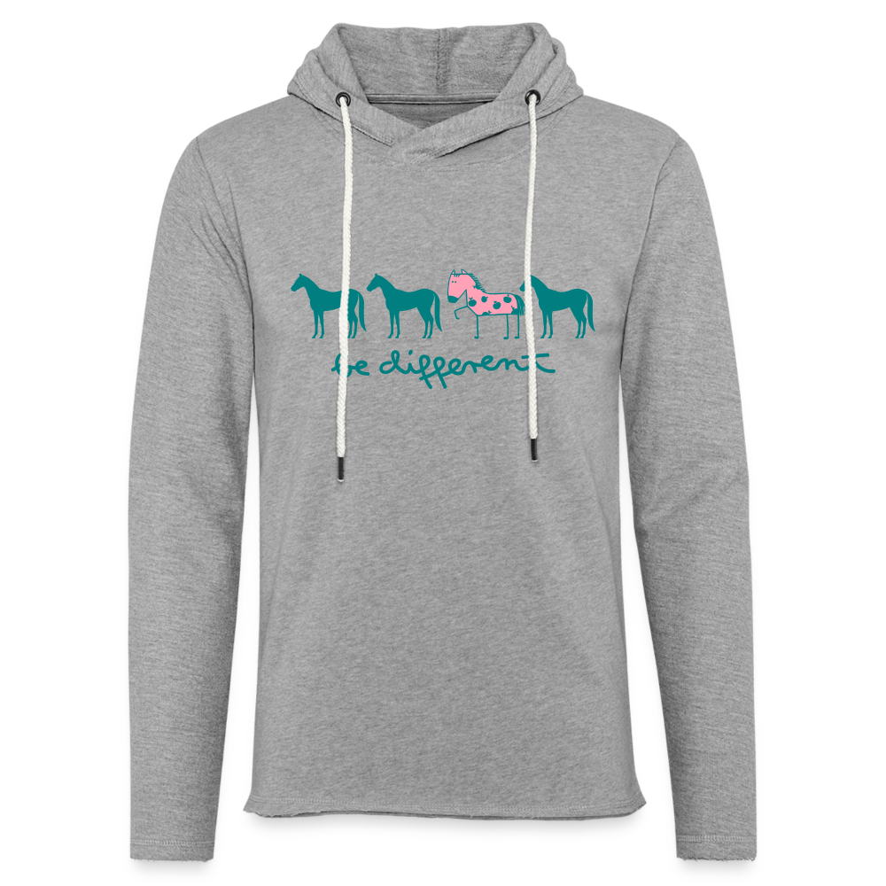 Unisex Lightweight Terry Hoodie - heather gray