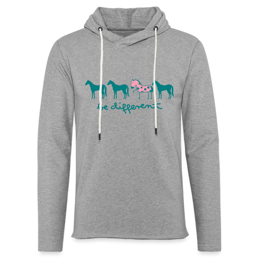 Unisex Lightweight Terry Hoodie - heather gray