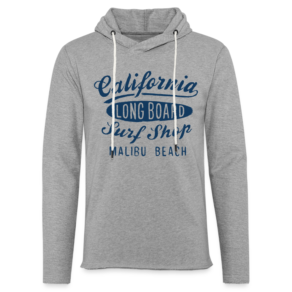 Unisex Lightweight Terry Hoodie - heather gray