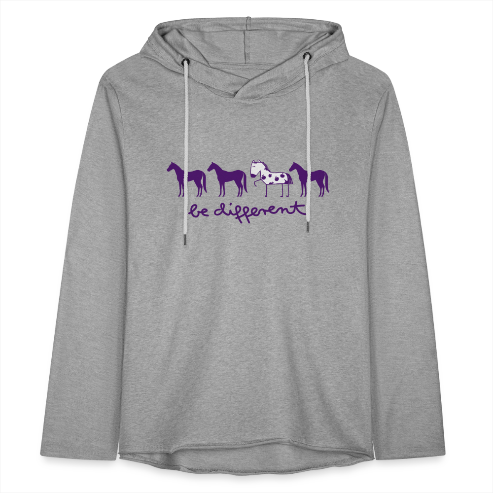 Unisex Lightweight Terry Hoodie - heather gray