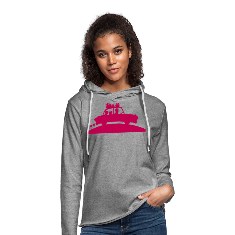 Unisex Lightweight Terry Hoodie - heather gray