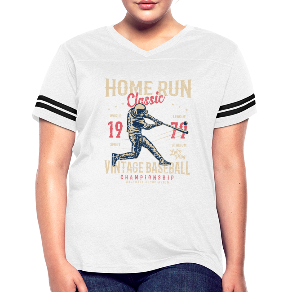 Women’s Vintage Sport T-Shirt - white/black