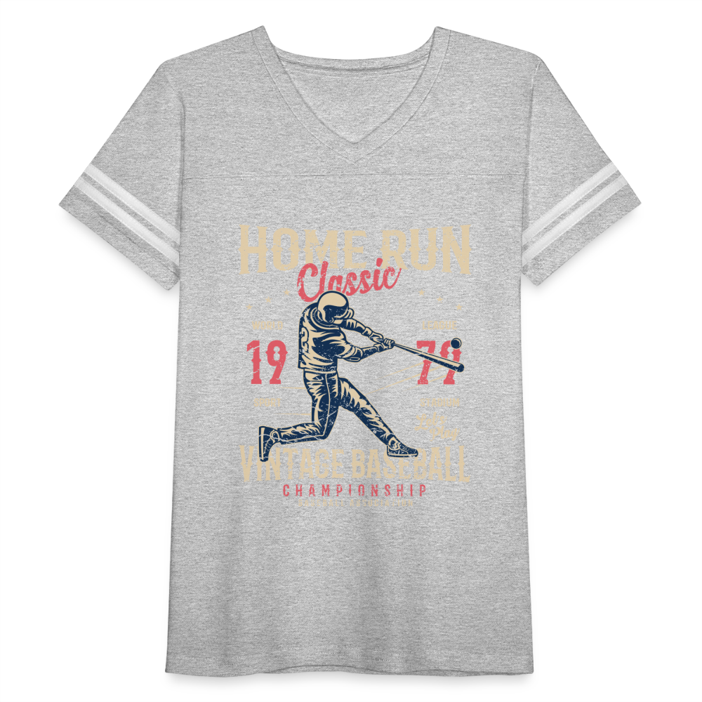 Women’s Vintage Sport T-Shirt - heather gray/white