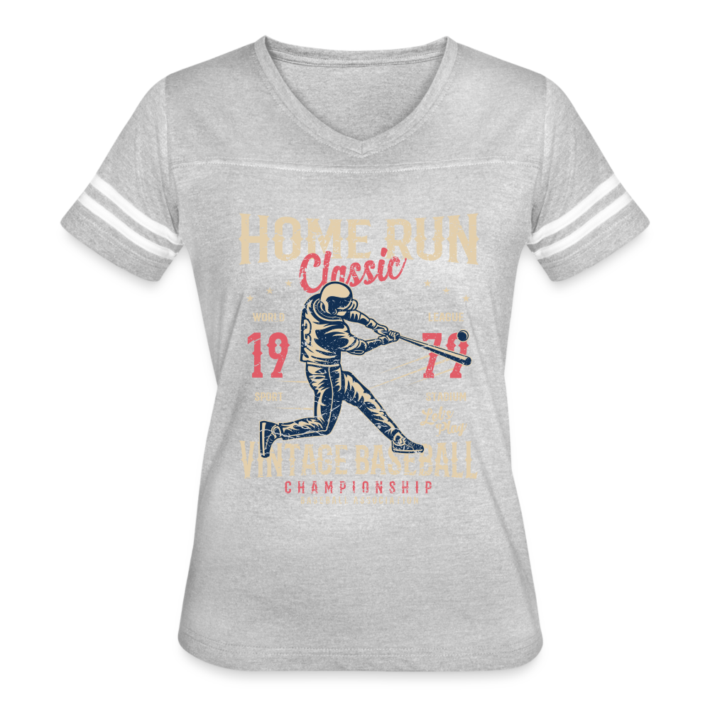 Women’s Vintage Sport T-Shirt - heather gray/white