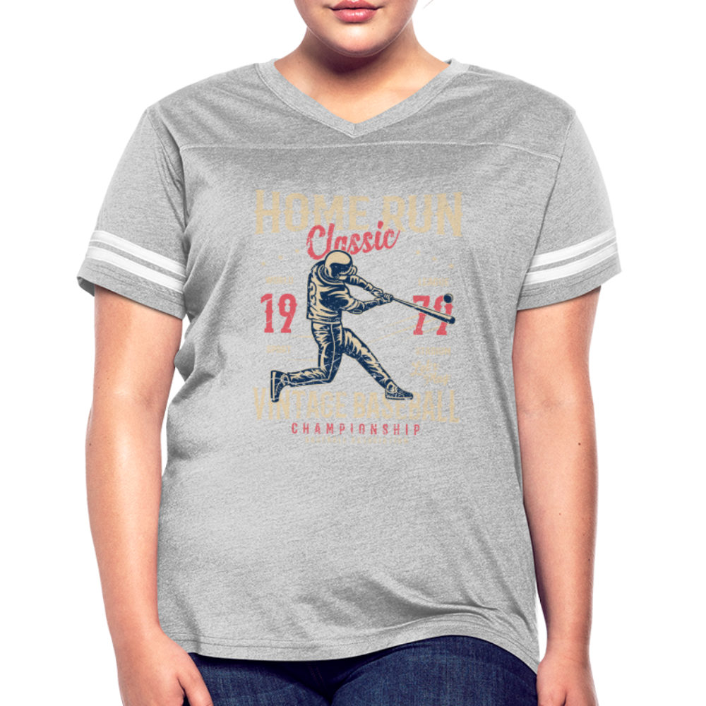 Women’s Vintage Sport T-Shirt - heather gray/white