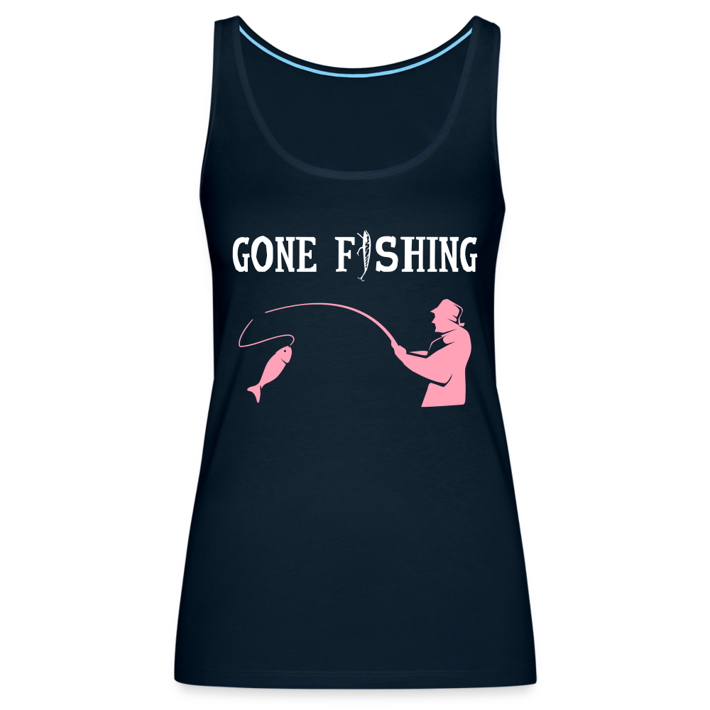 Women’s Premium Tank Top - deep navy