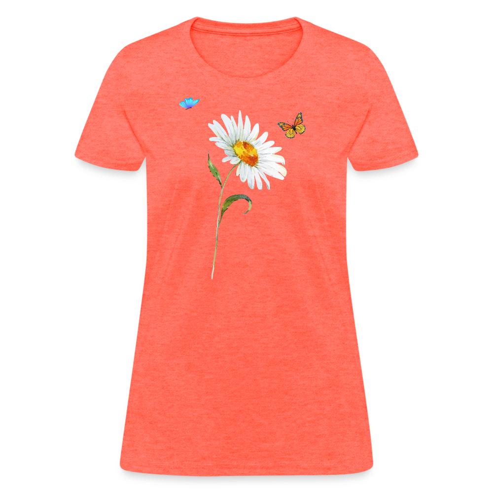 Women's T-Shirt - heather coral