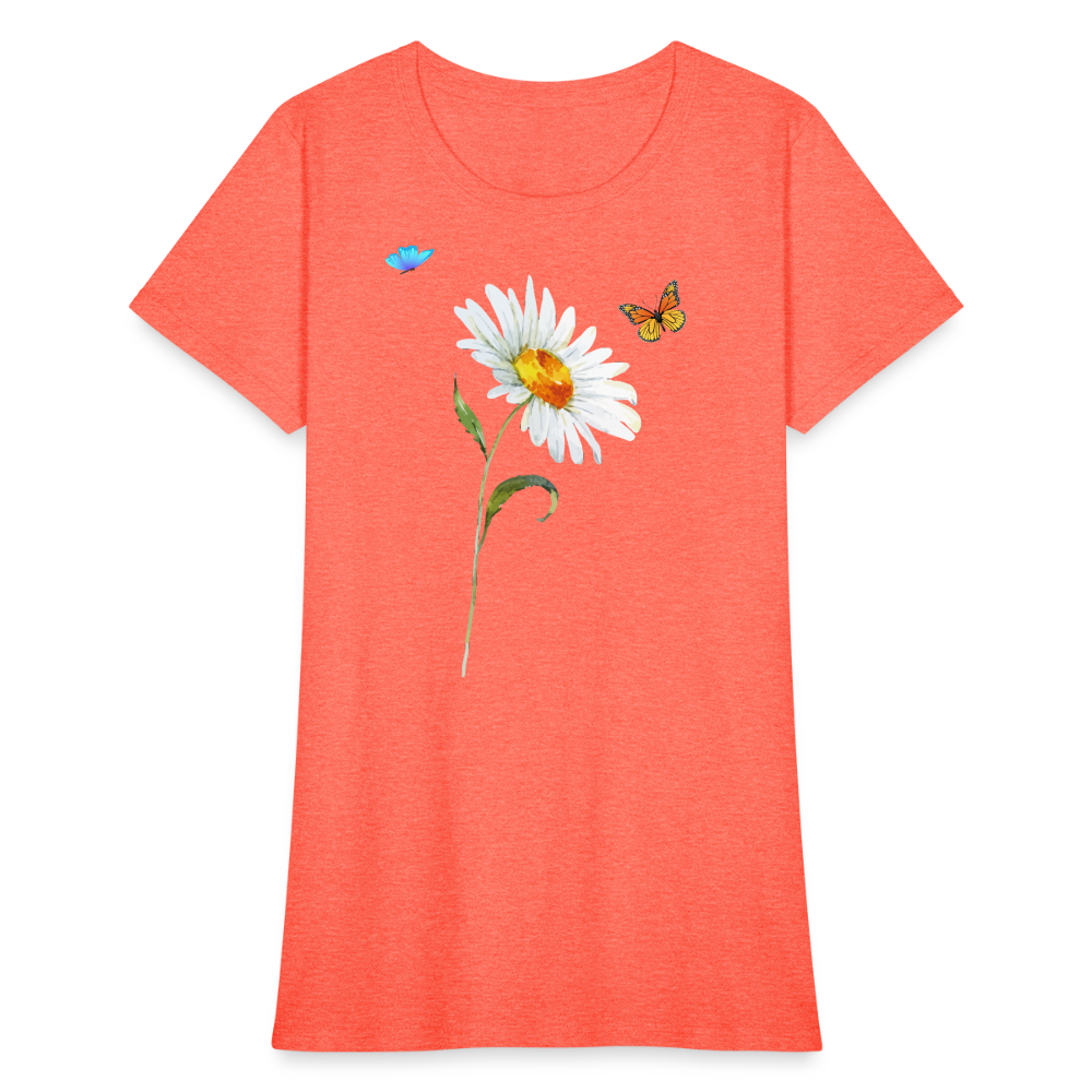 Women's T-Shirt - heather coral