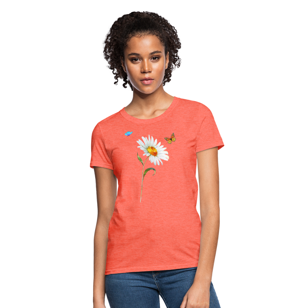 Women's T-Shirt - heather coral