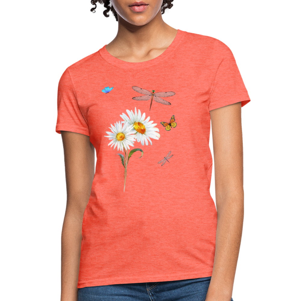 Women's T-Shirt - heather coral