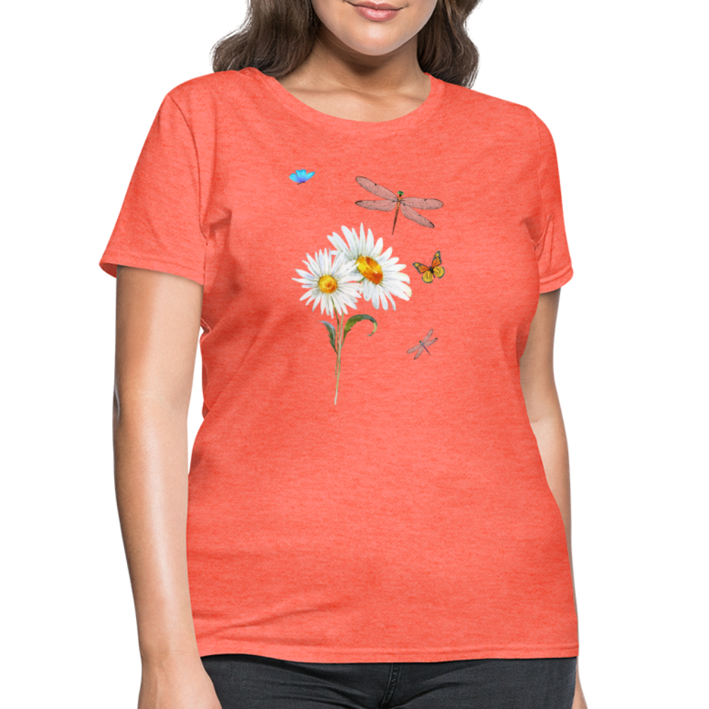 Women's T-Shirt - heather coral