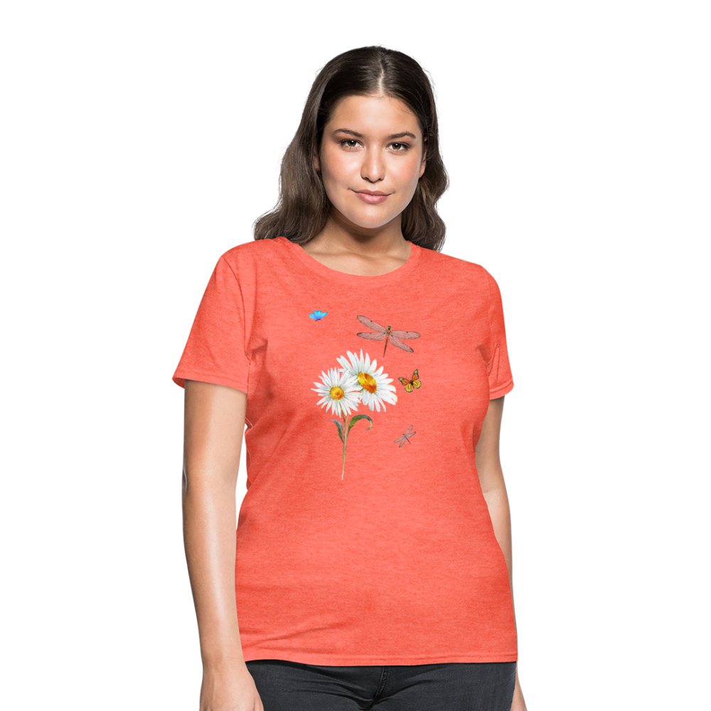 Women's T-Shirt - heather coral