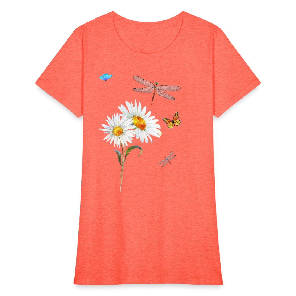 Women's T-Shirt - heather coral