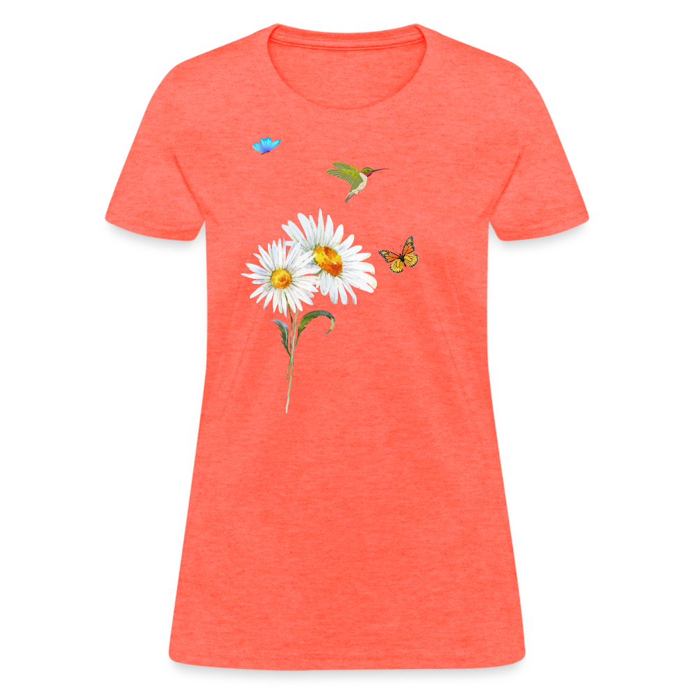 Women's T-Shirt - heather coral