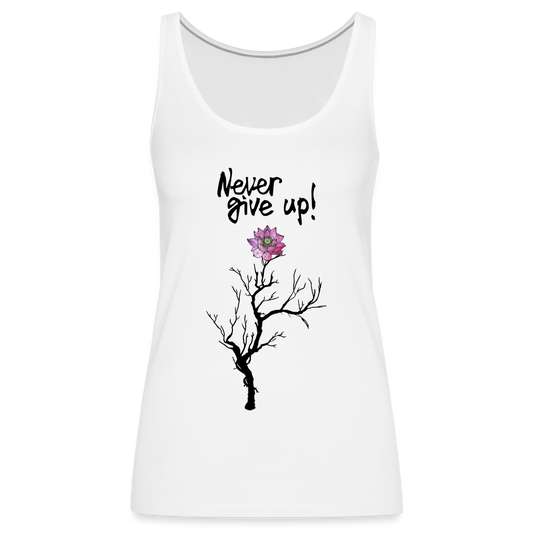 Women’s Premium Tank Top - white