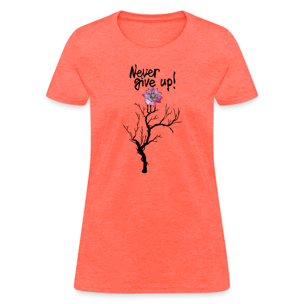 Women's T-Shirt - heather coral