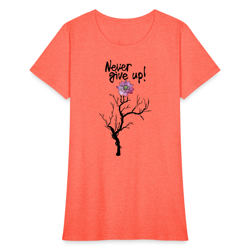 Women's T-Shirt - heather coral