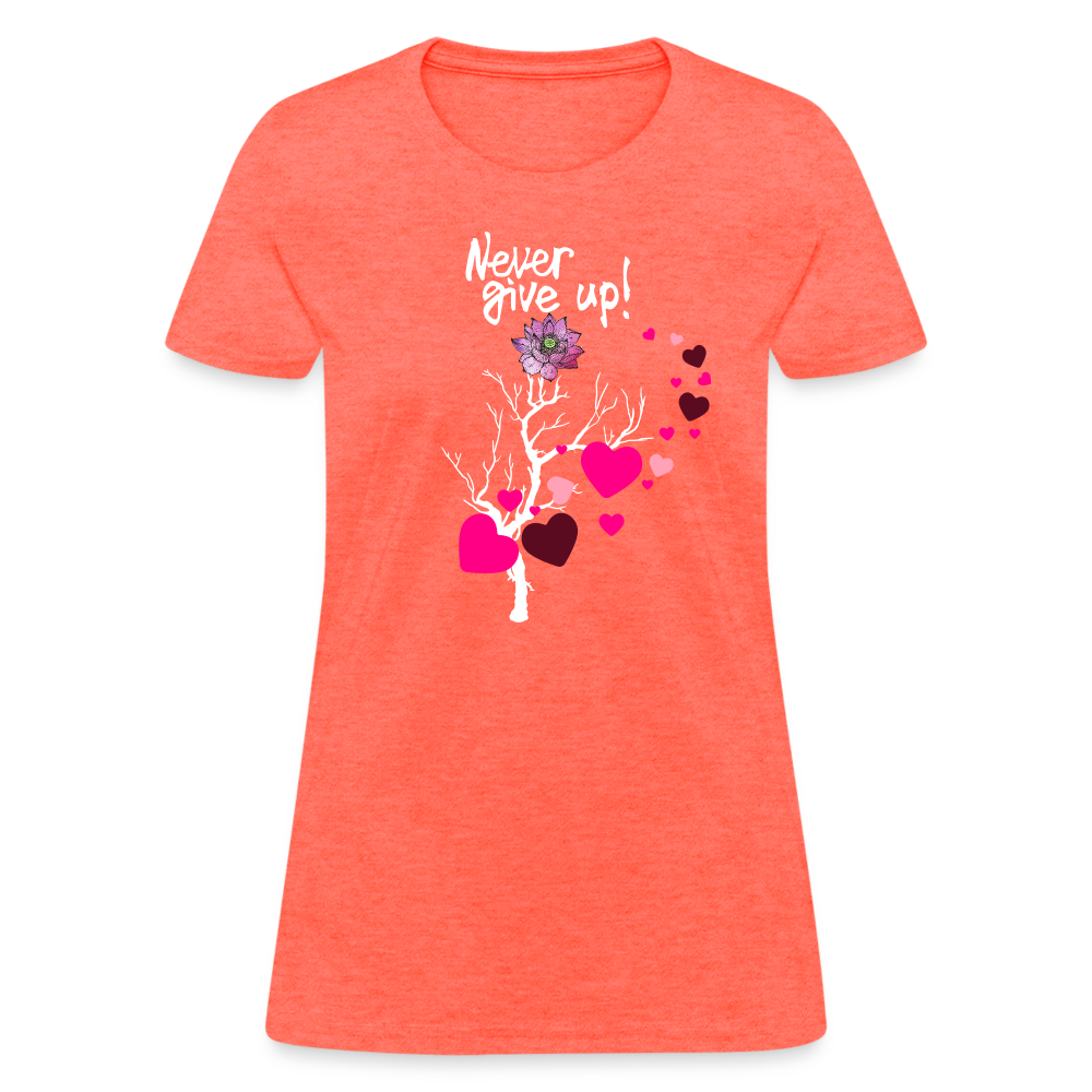 Women's T-Shirt - heather coral