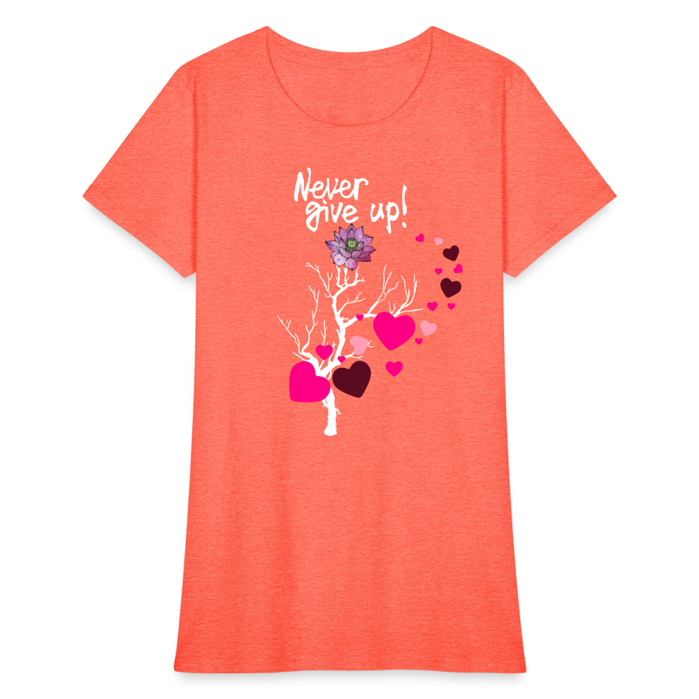 Women's T-Shirt - heather coral