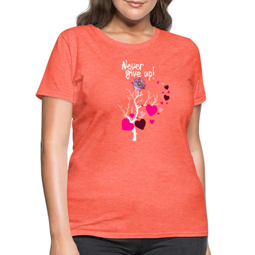 Women's T-Shirt - heather coral